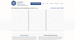 Desktop Screenshot of disabilitypartners.net