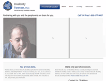 Tablet Screenshot of disabilitypartners.net